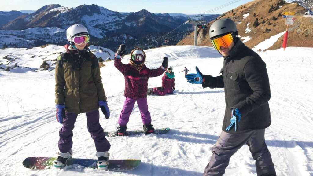 ski cu familia